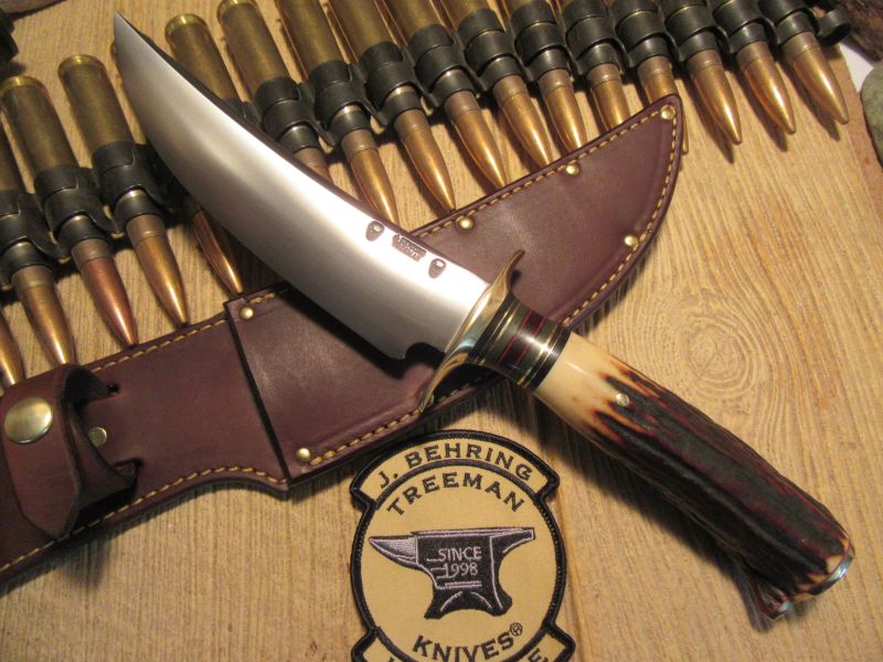     J. Behring Handmade DBL Skull Fighter RED STAG from HELL ! 