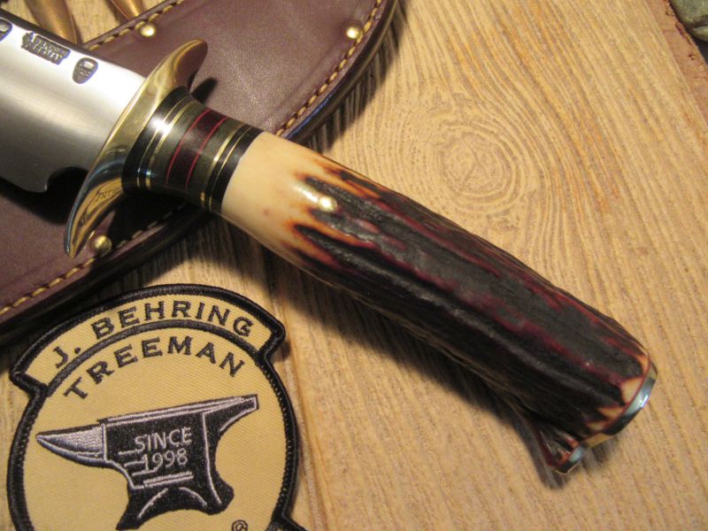     J. Behring Handmade DBL Skull Fighter RED STAG from HELL ! 