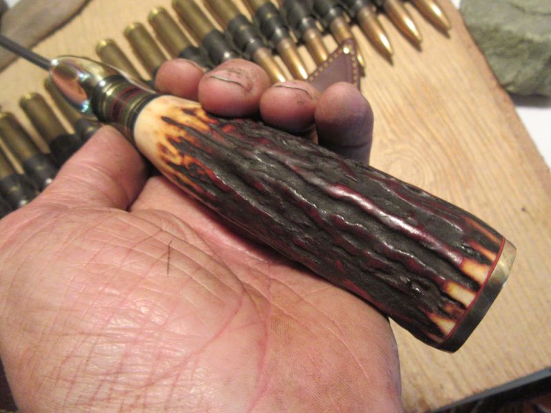     J. Behring Handmade DBL Skull Fighter RED STAG from HELL ! 