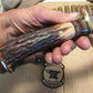     J. Behring Handmade DBL Skull Fighter RED STAG from HELL ! 