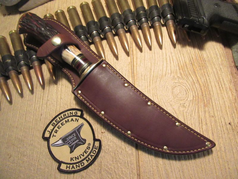     J. Behring Handmade DBL Skull Fighter RED STAG from HELL ! 
