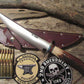 J.Behring Handmade8 1/2" Skull Fighter RED STAG !