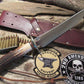 J.Behring Handmade8 1/2" Skull Fighter RED STAG !