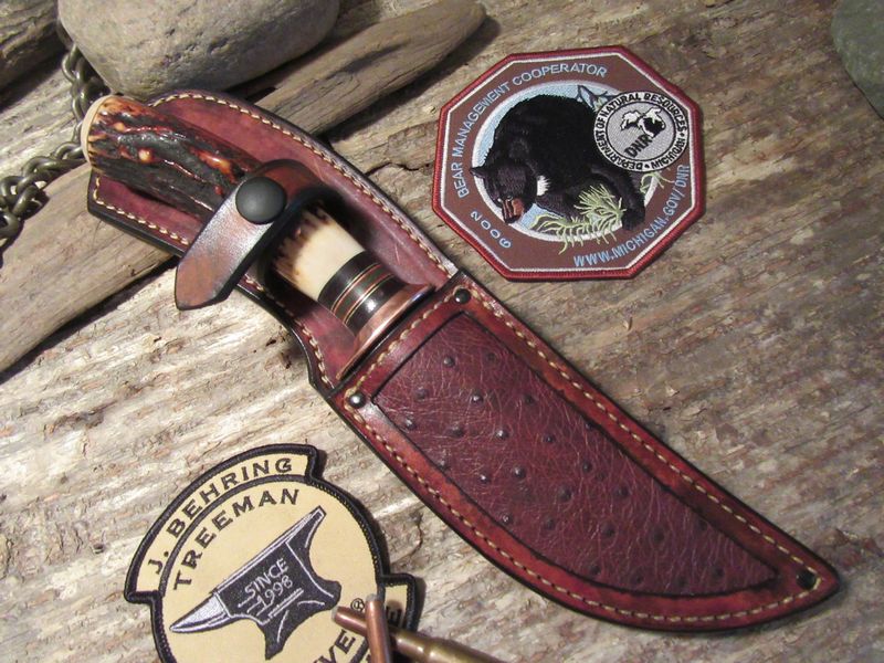      Treeman hand forged Semi-Skinner AAA STAG COPPER Gurad OX