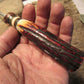      J. Behring Handmade Trout & Deer RED Stag Copper Guard
