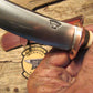      J. Behring Handmade Trout & Deer RED Stag Copper Guard