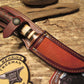      J. Behring Handmade Trout & Deer RED Stag Copper Guard