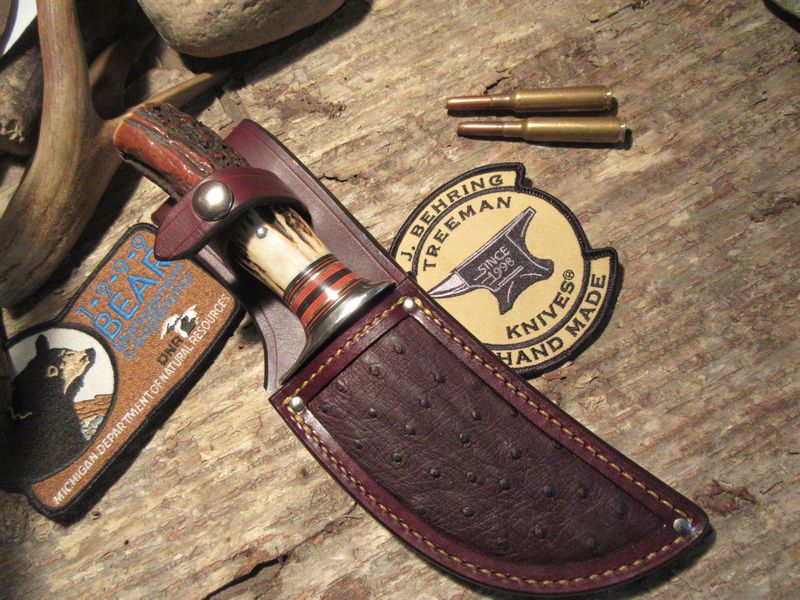 BIG FATTY" Hammermark Ostritch Sheath