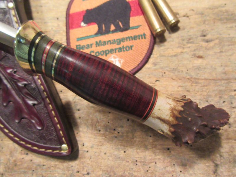  J.Behring handmade Woodcraft Crown Stag