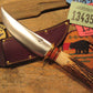 Treeman 6" Camp Knife Sambar Stag