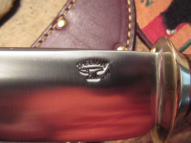 Treeman 6" Camp Knife Sambar Stag