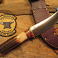 Treeman 6" Camp Knife Sambar Stag