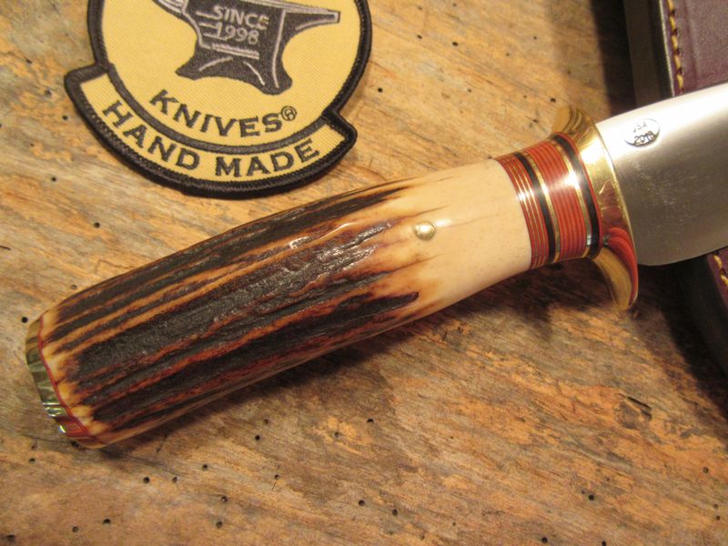Treeman 6" Camp Knife Sambar Stag
