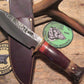J.Behring 7" Camp knife Studebaker spring steel Crown