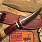 J.Behring handmade Trout and Deer leather stag!