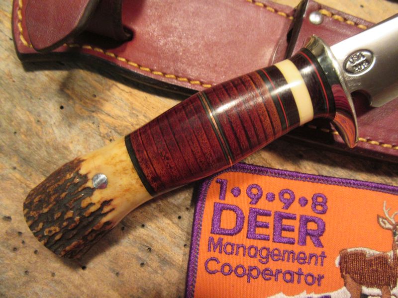 J.Behring handmade Trout and Deer leather stag!