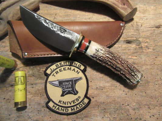 J. Behring Handmade Michigan Hunter Hammermark AAA Stag 
