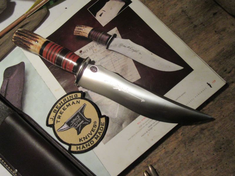   ORDER ONLY!         Treeman W. Scagel Personal Camp Knife replica