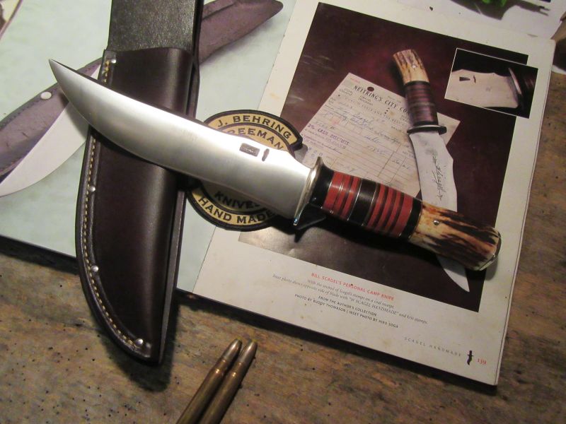   ORDER ONLY!         Treeman W. Scagel Personal Camp Knife replica