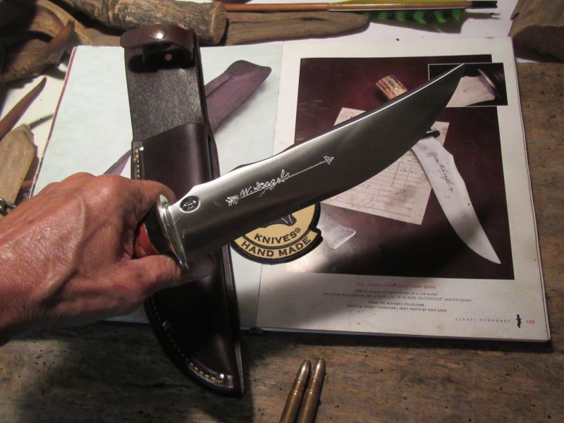   ORDER ONLY!         Treeman W. Scagel Personal Camp Knife replica