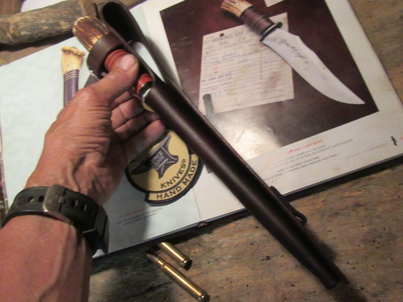   ORDER ONLY!         Treeman W. Scagel Personal Camp Knife replica