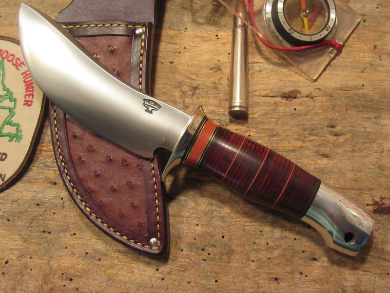  Woodmonk leather Aluminum butt! Ostrich sheath!