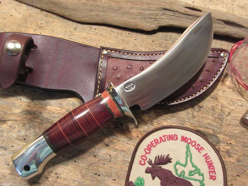  Woodmonk leather Aluminum butt! Ostrich sheath!
