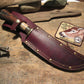Treeman BIG Camp Knife Hammermark Killer RED Stag 