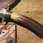 Treeman BIG Camp Knife Hammermark Killer RED Stag 