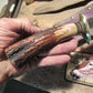 Treeman BIG Camp Knife Hammermark Killer RED Stag 