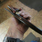 J. Behring Handmade T & D Hunter Sambar Stad Nickel guard  Brown spcs 
