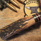  BIG Double skull Clip Point Fighter Hammermark Musk Ox Butt