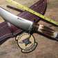   Order Only ! Treeman Skull Fighter Stag Aluminum Tooled sheath