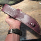    Order Only ! Treeman Skull Fighter Stag Aluminum Tooled sheath