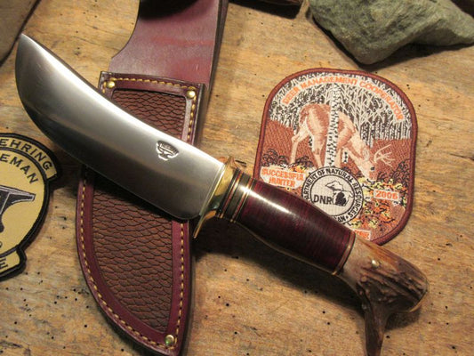      J. Behring Handmade WoodCraft semi skinner Studebaker spring Drop Tine Hunter