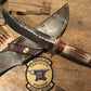 J. Behring Double Skull Fighter Stag Brass Crows beak  