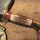 J. Behring Double Skull Fighter Stag Brass Crows beak  