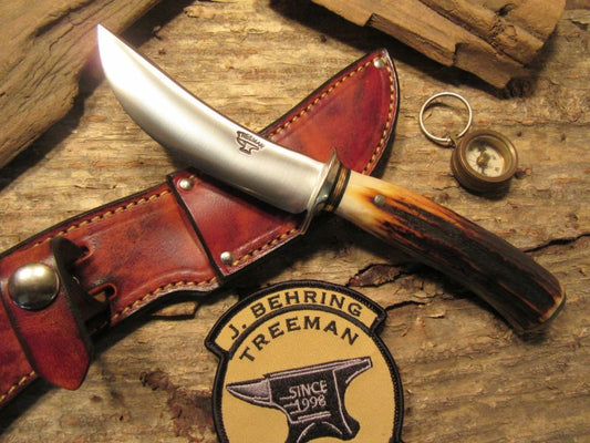      Deer & Trout Woodmonk RED Stag Ox Butt cap 