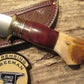            J. Behring Handmade Woodmonk Semi Skinner Horsehide Crotch stag