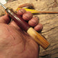            J. Behring Handmade Woodmonk Semi Skinner Horsehide Crotch stag
