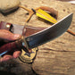            J. Behring Handmade Woodmonk Semi Skinner Horsehide Crotch stag