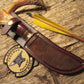            J. Behring Handmade Woodmonk Semi Skinner Horsehide Crotch stag