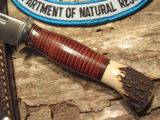            Montana Trout knife Beavertail sheath   