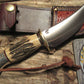  J.Behring 4 1/2" Iron Mountain MI Hunter Frog skin sheath