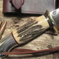  J.Behring 4 1/2" Iron Mountain MI Hunter Frog skin sheath