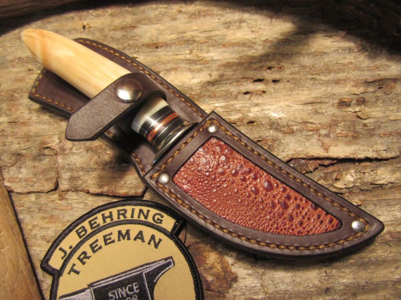  J. Behring Handmade Hippo Tooth Caper  
