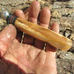 J. Behring Handmade Artifact Ivory & Ox Deer & Trout Knife