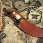 J. Behring Handmade Wood Monk Deer & Trout Stag Ox Butt 
