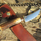 J. Behring Handmade Wood Monk Deer & Trout Stag Ox Butt 