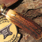    Alaskan Hammer Mark Semi Skinner Red Stag Ox Butt Cap